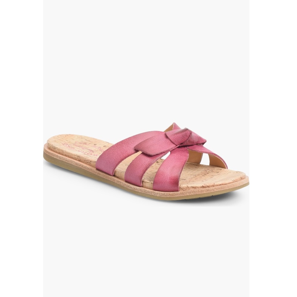 Kork-Ease The Original Brigit Slide Sandals Bright Purple & Tan Women’s Size 6 - Picture 2 of 14